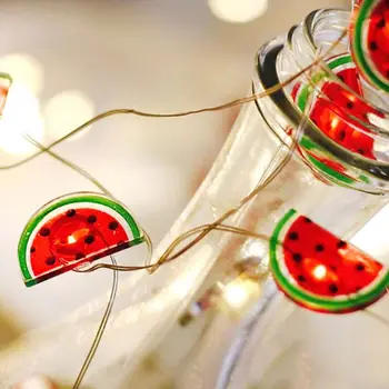 

20 LED Half Slice Watermelon Decorative String Lights Christmas Halloween 28TC