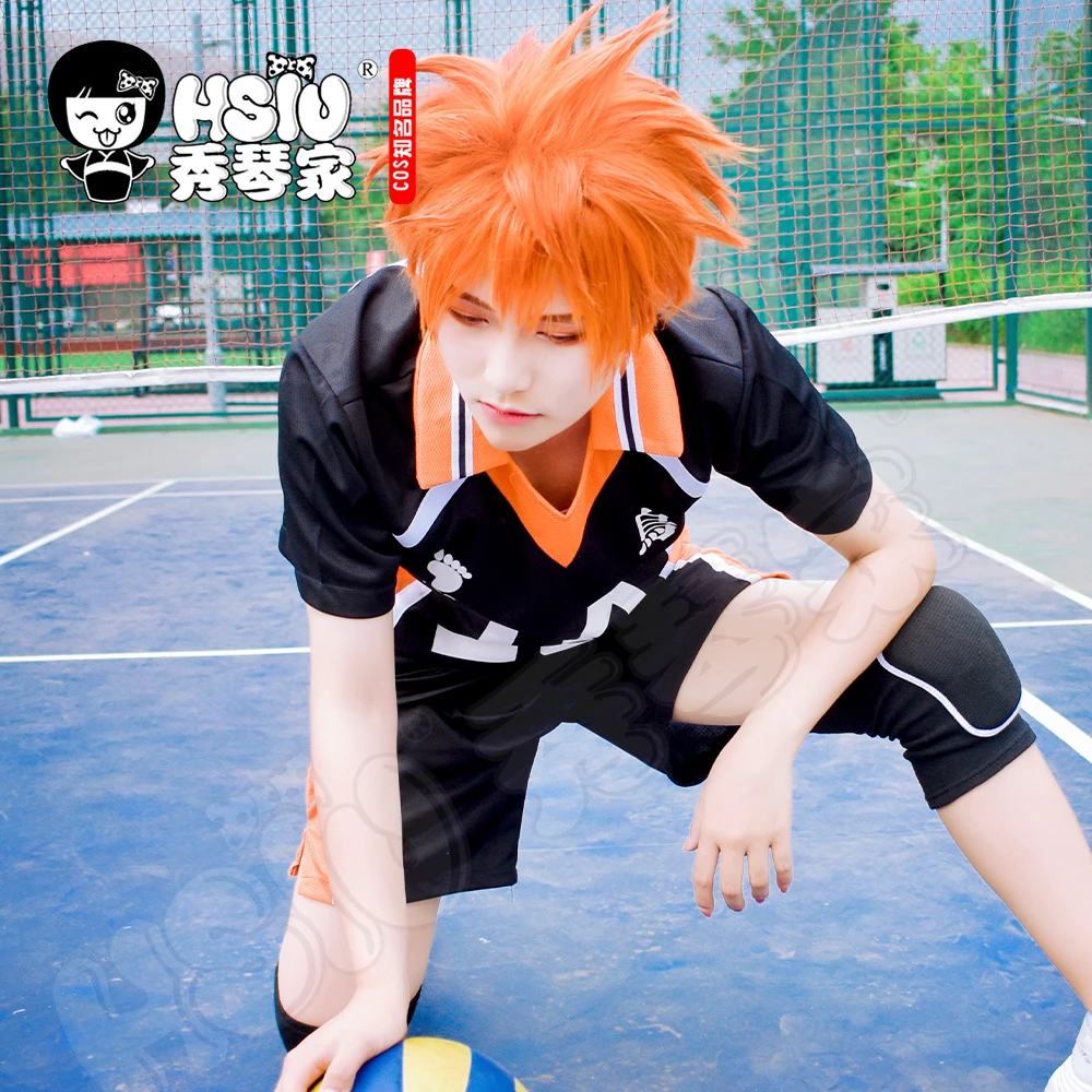 HSIU Аниме Haikyuu! Shoyo Хината косплей парик короткий костюм апельсина играть парики