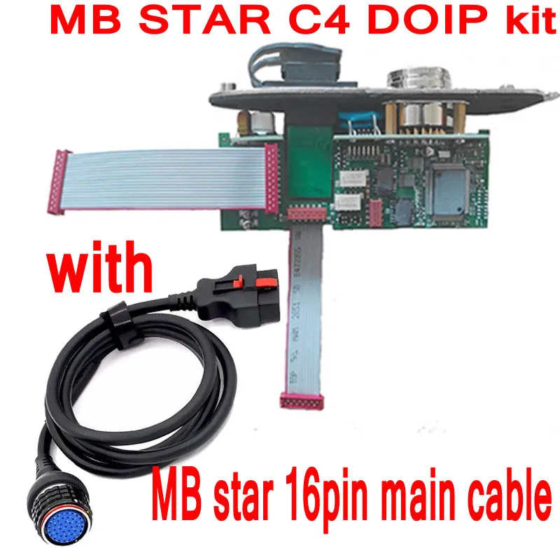 MB STAR C4 PLUS DOIP 기능 DOIP 키트, MB SD 연결 용 OBD 16 핀 메인 케이블 포함|자동차 진단 ...