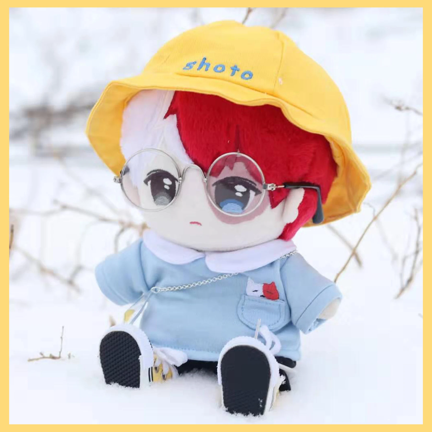 Аниме My Hero Academia Todoroki Shoto милые плюшевые куклы для косплея игрушка 20 см кукла Plushie