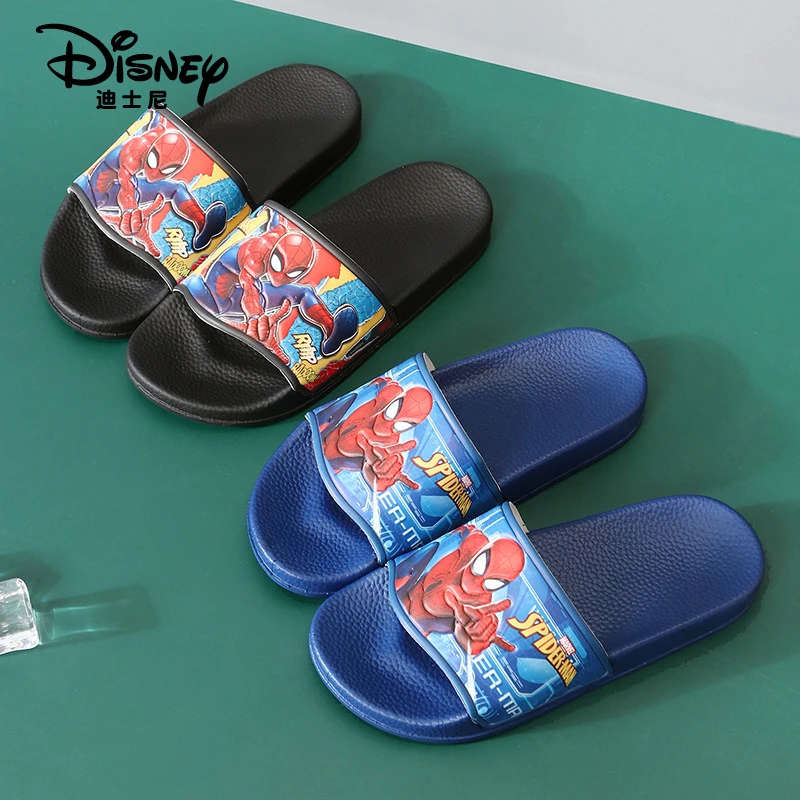 Sandalias y de Marvel para niños y niñas, chanclas para el hogar, Capitán América|Zapatillas| -