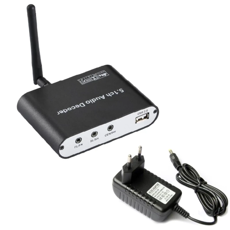 DA615 5.1CH аудио декодер Bluetooth 5 0 приемник DAC беспроводной адаптер оптический
