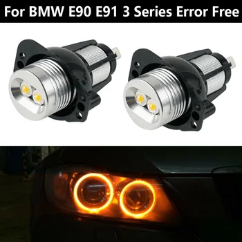 

Angel Eye LED Lights 12V DC Error-free 63117161444 For BMW E90 E91 3 Series Car
