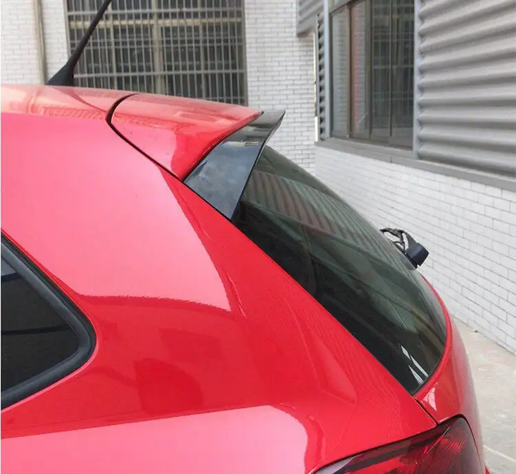 ABS черный автомобиль заднее крыло багажника спойлер подходит для Защитные чехлы для сидений, сшитые специально для Volkswagen POLO GTI 2010 2011 2012 2013