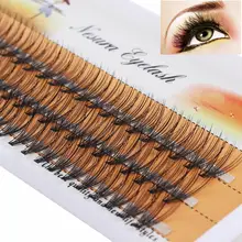 60 кластеров 10D/20D эффект C/D Curl PBT ручной работы Индивидуальные Накладные ресницы длинные висячие вспышки расширение ресницы макияж инструменты