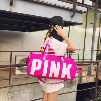 SNUGUG Outdoor Woman Gym Bag New Gym Bag Men Nylon Pink Sports Bags For Fitness Women Sport Bag Travel Handbag/Shoulder Bags 6