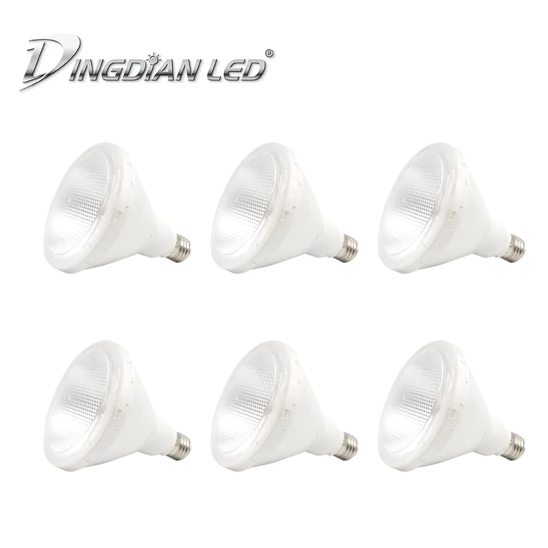 

DINGDIAN LED 6PCS 12W 85-265V Spotlight Bulb Lamp Waterproof E27 Umbrella Energy Saving Multicolor Spot Light bulb Indoor