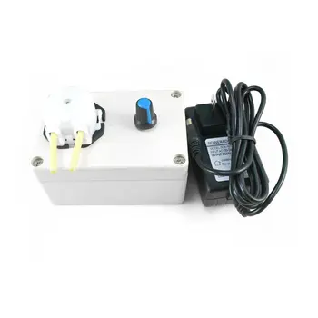 

DC 12V Dosing Pump Adjustable Flow Rate DC Motor Laboratory Mini Acid Dosing Peristaltic Pump for Aquarium Lab
