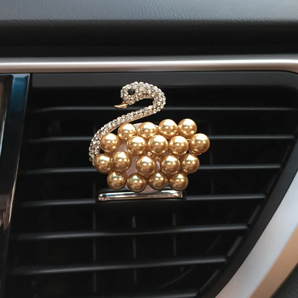 swan shape car freshener clip Car Gift Air Outlet Fragrant Swan Modeling Freshener Diffuser car decor#101Y20