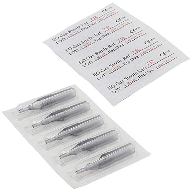 Одноразовые, 50 шт в наборе, 3RL 5RL 7RL 9RL 11RL 14RL иглы татуировки+ 50 шт. 3DT 5DT 7DT 8DT 11DT 14DT серый наконечники татуировки kit
