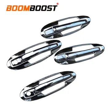 

Chrome Door Handle Cover smart key Cup Bowl combo Trim Cover Car Stylings ABS for Hyundai Sonata 2002-2005