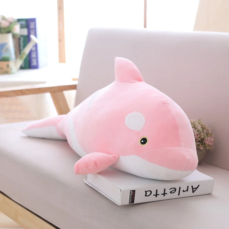 70 см 85 см Kawaii КИТ розовый синий кит мультфильм диван в виде животного кровать Nap подушка кукла для влюбленных детские игрушки