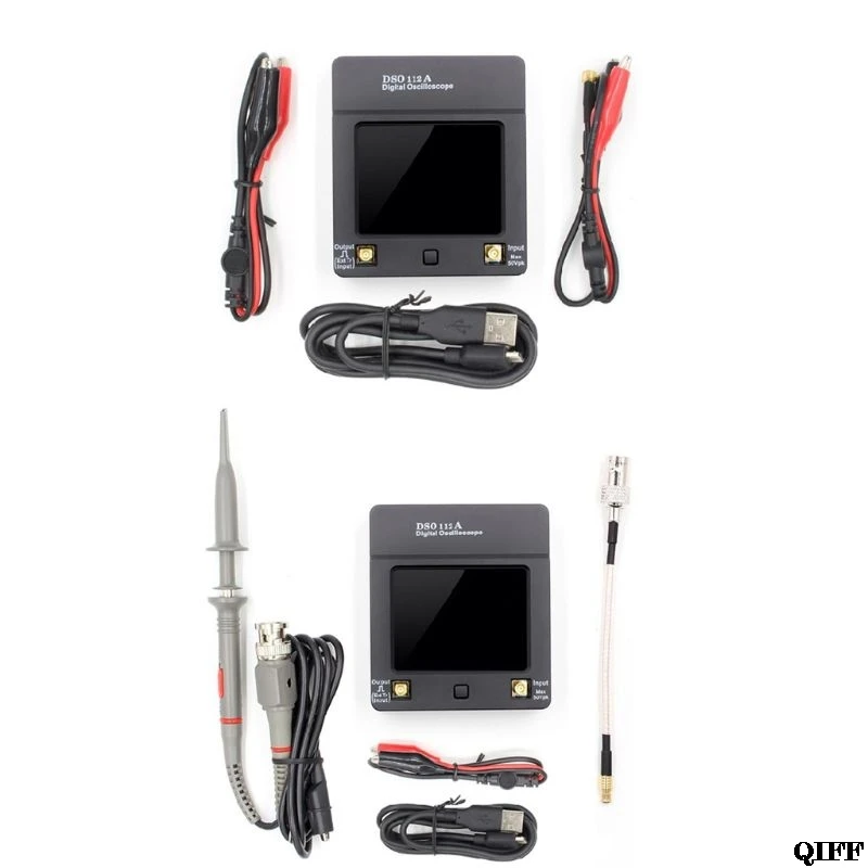 DSO 112A Мини цифровой осциллограф сенсорный экран TFT Портативный Карманный USB интерфейс 2 МГц полоса пропускания 5Msps частота дискретизации