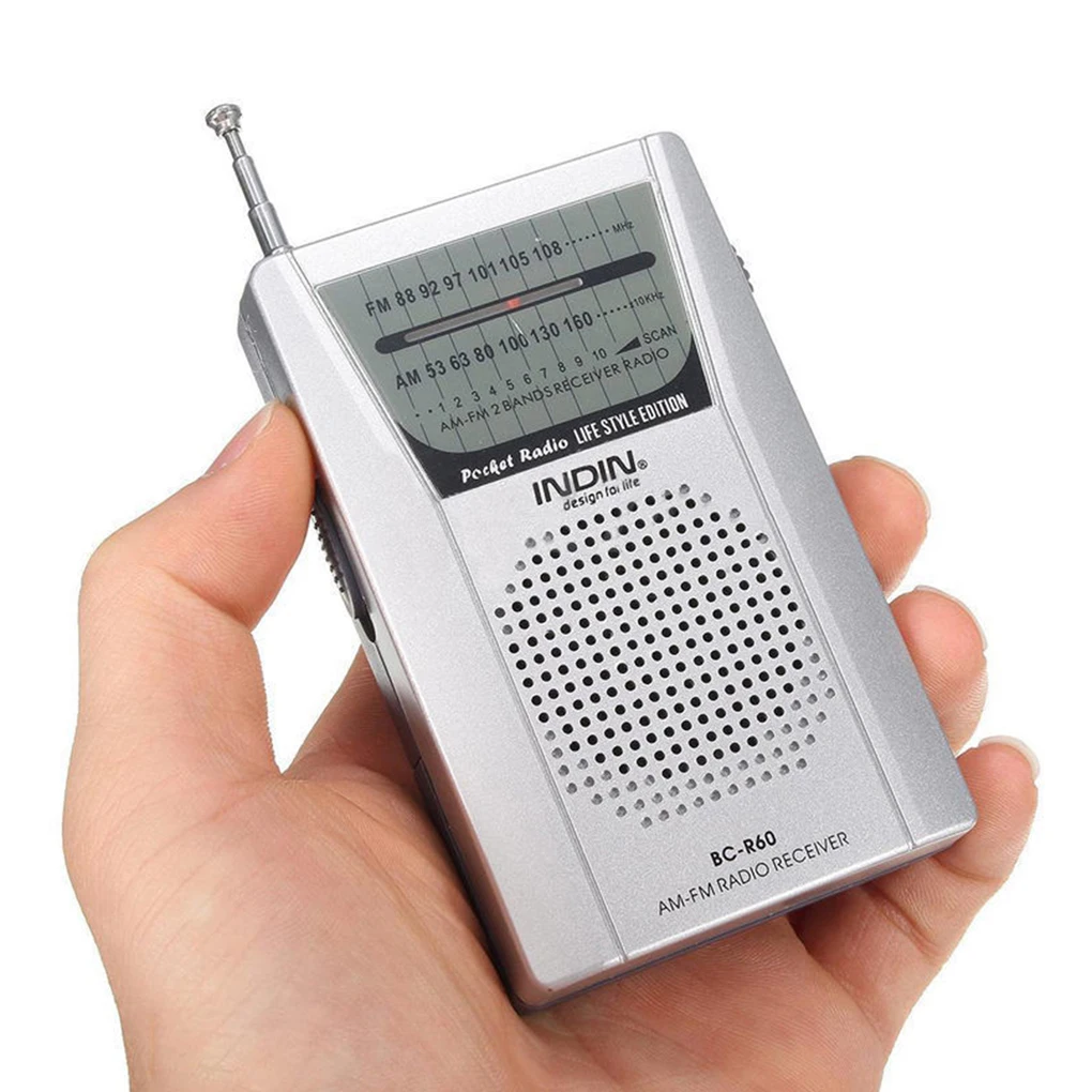 Портативный BC-R60 карманный радиоприемник телескопическая антенна мини AM/FM 2-х полосный радио Всемирный приемник с Динамик 3,5 мм разъем для на... Портативный BC-R60 карманный радиоприемник телескопическая антенна мини AM/FM 2-х полосный радио Всемирный приемник с Динамик 3,5 мм разъем для на...