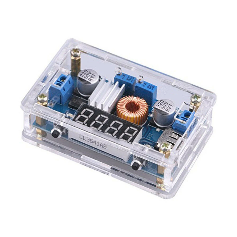 

USB Output Voltage Regulator 5V-36V to 1.2V-32V DC DC Buck Converter Reducer Step Down Module Power Supply Module LED Display