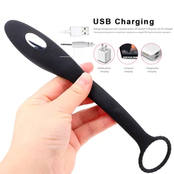 Wireless Remote Control Electric Shock Prostate Massager Gay Sex Toys Anal Plug Butt Plug Vibrator With Ring Anal Toy For Men 4