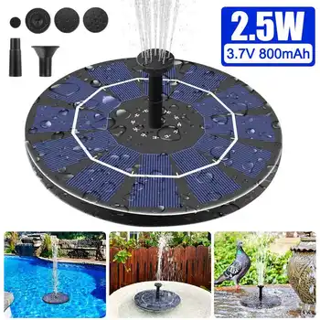 

6V Floating Solar Fountain Garden Water Fountain Pool Pond Decoration Solar Panel Powered Fountain Water Pump Garden Decoration