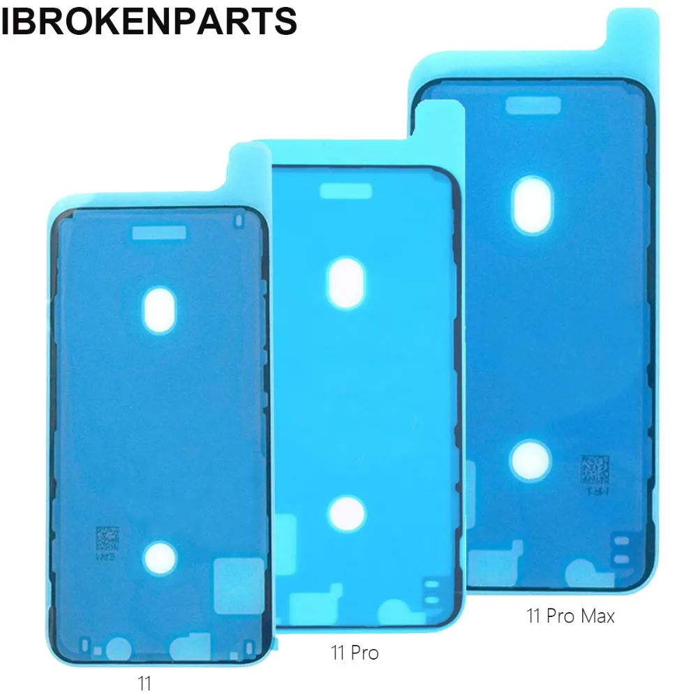 5 шт. Высокое качество Черный водонепроницаемый стикер для iPhone X XR XS Max 11 Pro Max ЖК-экран дисплей рамка наклейка клей клейкая лента