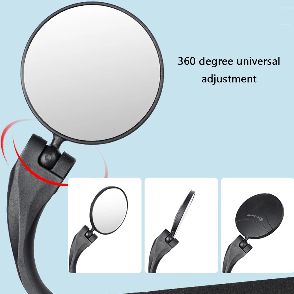 Велосипедный Руль заднего вида с поворотом на 360 градусов велосипедные