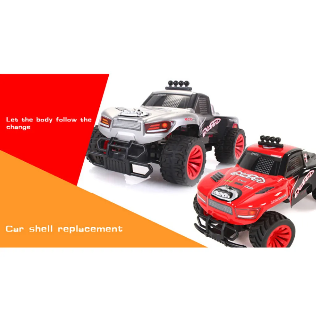 4WD RC M-onster грузовик внедорожник 2,4G дистанционное управление Buggy Crawler автомобиль красный