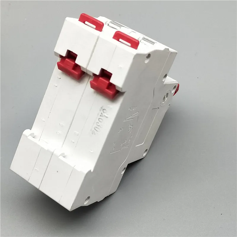 AC220V-400V DZ47-63 Американская классификация проводов 2р 6A 10A 16A Американская классификация проводов 2р 20A 25A 32A 40A 50A 125A Мини автомат защити цепи переключатель выреза миниатюрный Бытовой Воздушный переключатель
