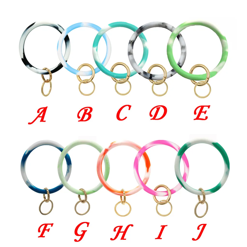 

Keychain Bracelet Keyring Large Wrist Silicone Bracelet Key Holder