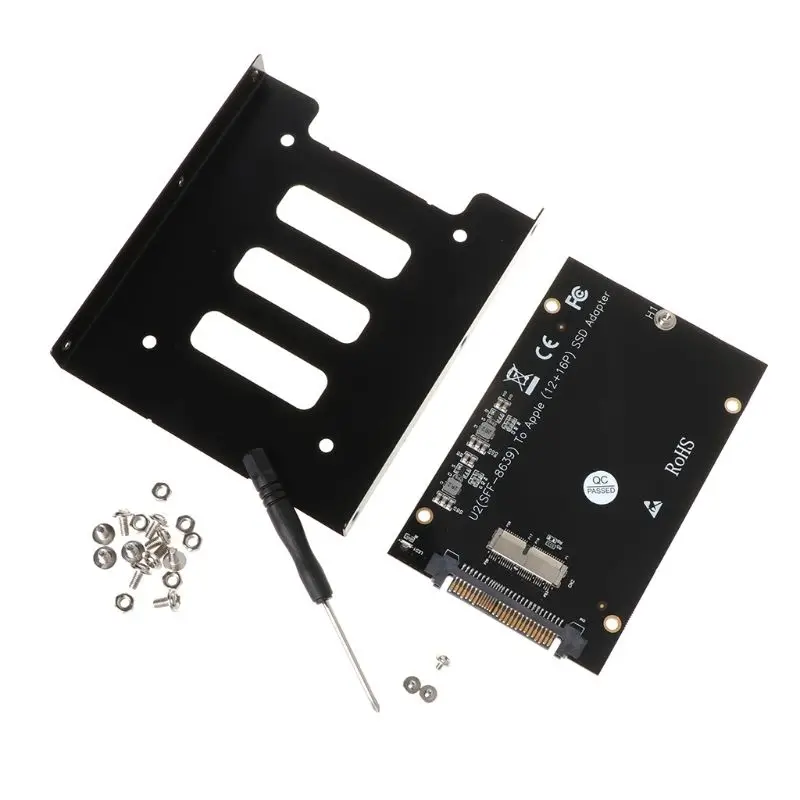 SSD M2 PCIe для SFF-8639 U.2 адаптер с 3," SSD кронштейн лоток Caddy для MacBook Air Pro retina 2013 12+ 16 pin M2 SSD