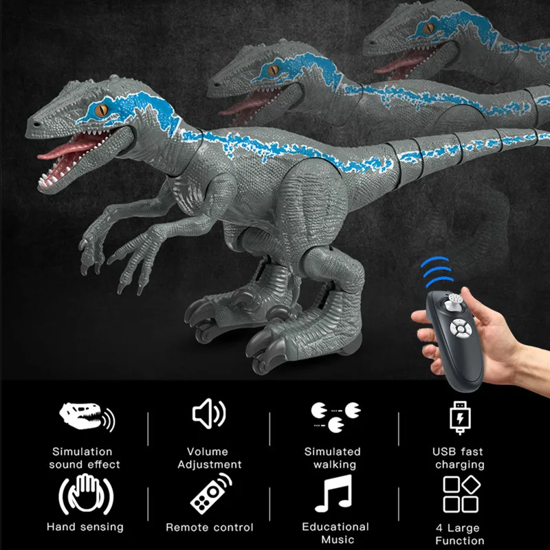 

RC Toy Electric Dinosaur Intelligent Remote Control Robot Dinosaurs toys cars Animals controlled Christmas Toys For Boys Gift