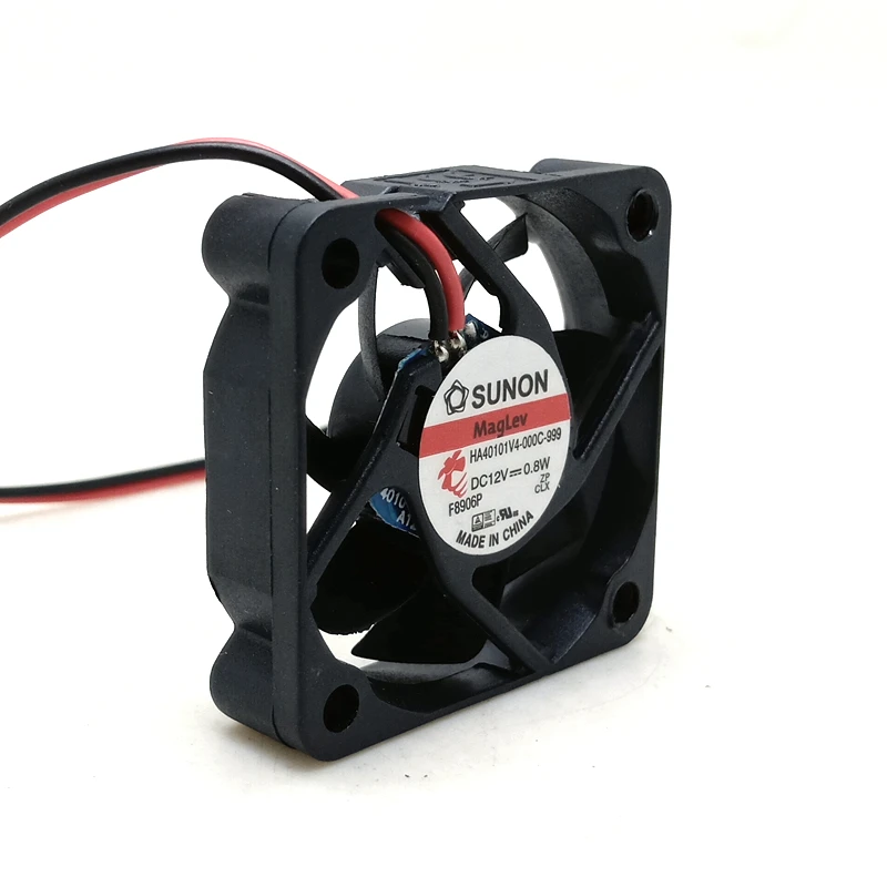 10 шт. вентилятор для Sunon 4 см 40 мм 40x40x10 12 в пост. Тока 0 8 Вт ультратихий охлаждения