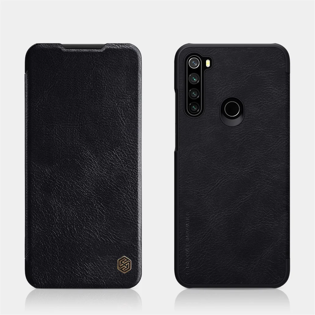 Для Xiaomi Redmi Note 8T флип-чехол Nillkin Qin винтажный кожаный флип-чехол с отделением для карт чехол-кошелек для Redmi Note8T чехлы для телефонов