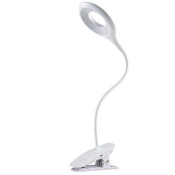 

Desk Lamp 360 Degree Adjustable Folding Clip On Gooseneck Eye Protection Led Charging Clip USB Port Office Dimmable USB Charging