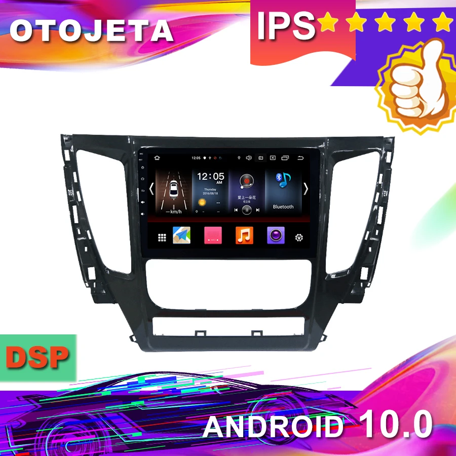 Новое поступление 9 дюймов Android 10,0 Автомобильный gps для Mitsubishi Triton AT Автомагнитола Автомобильная Мультимедийная лента рекордер bluetooth навигация