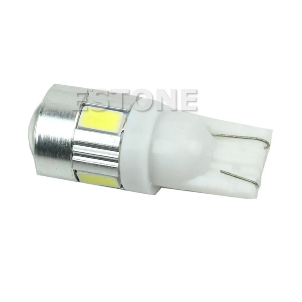 Car-Styling 1Pc High power LED SMD 5630-6LED 194 W5W White with Projector Car light Source for led bar