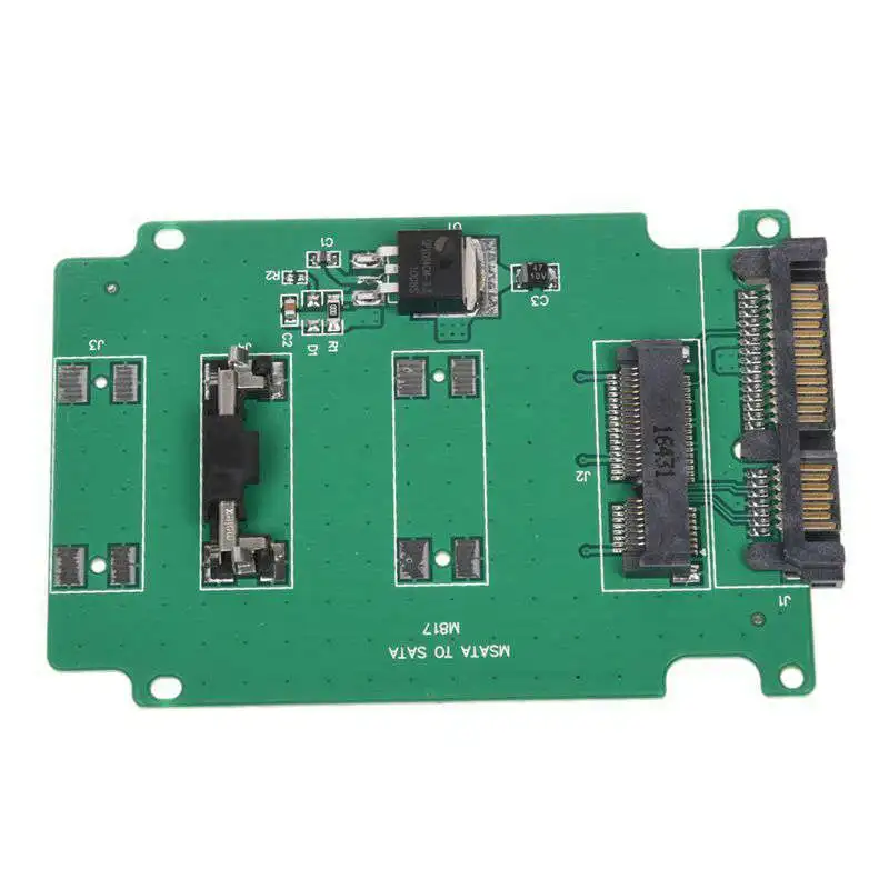 Мини Msata Pci-E Ssd 50 мм до 2,5 дюймов Sata 7+ 15Pin адаптер конвертер карта 5 см