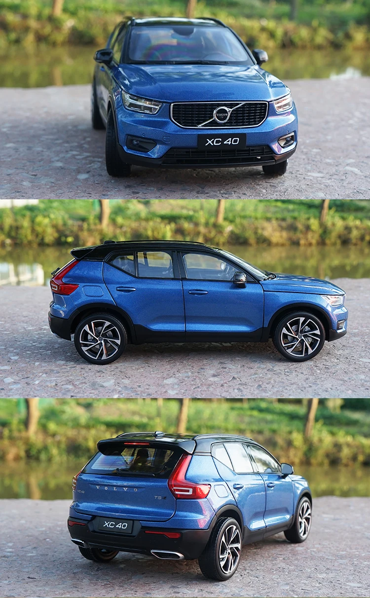 1:18 высокое тщательное VOLVO XC40 сплав модель автомобиля статические металлические модельные автомобили с оригинальной коробкой