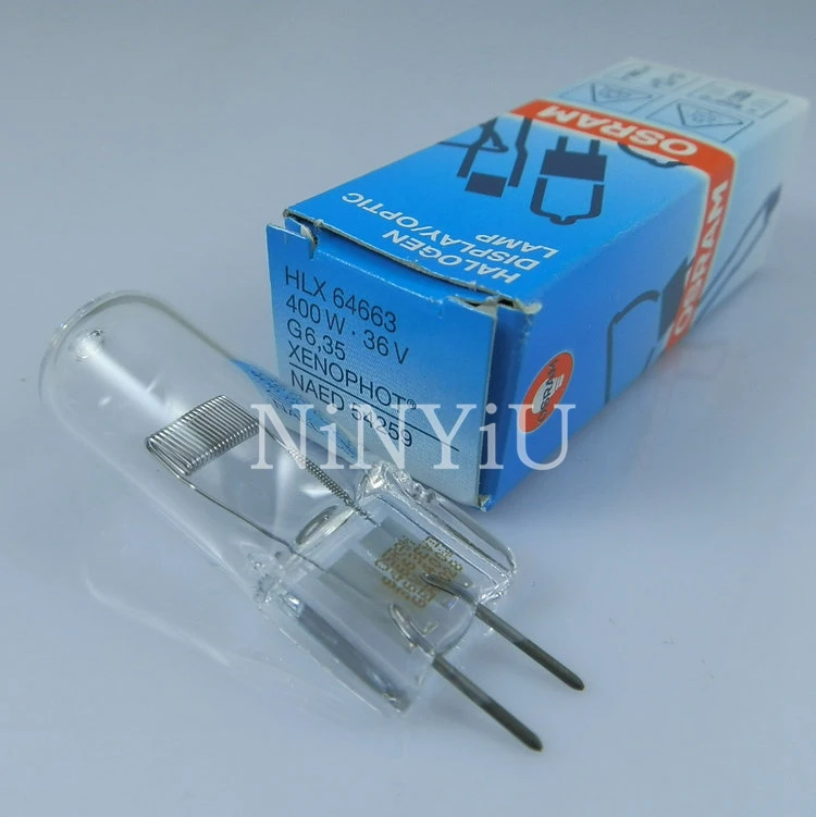 1 piece OSRAM EVD HLX64663 36V400W G6.35 54259 Лампа для проектора - Испускаемый цвет: 1 piece