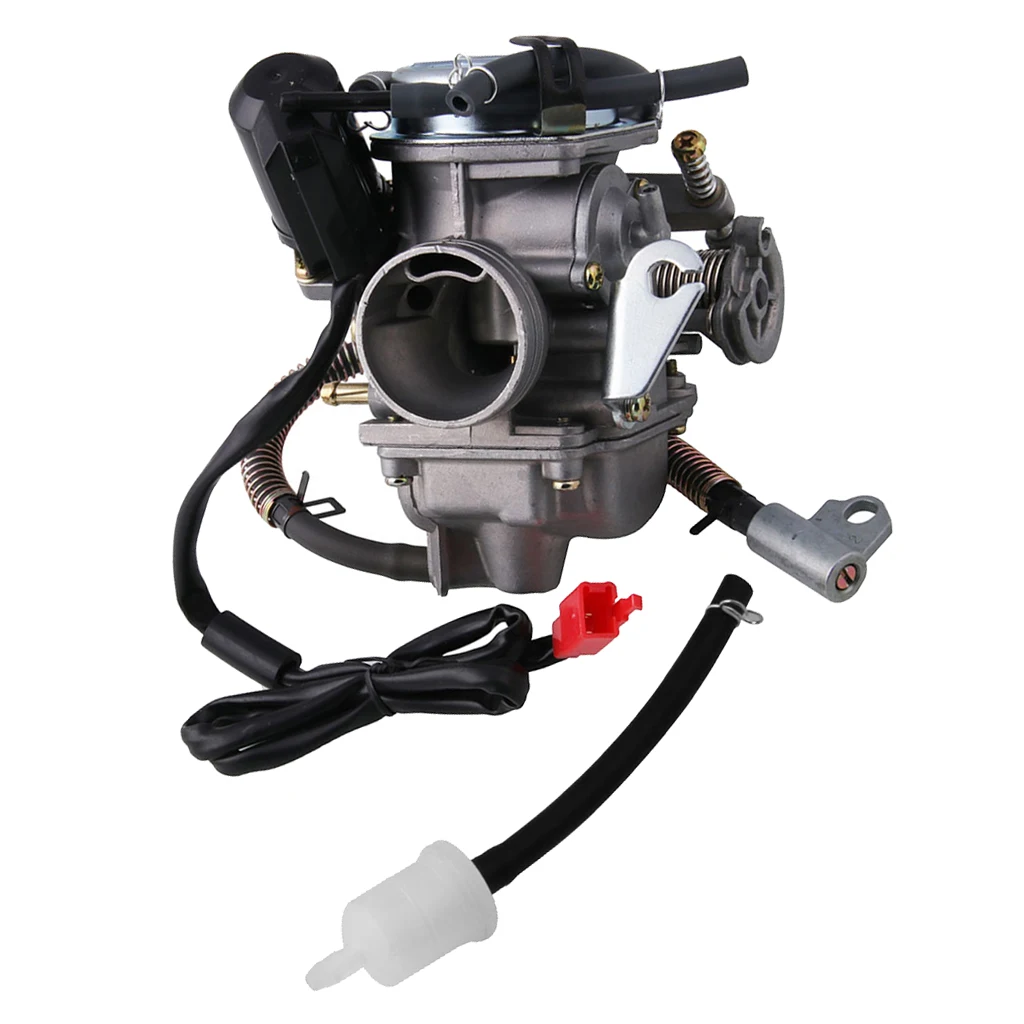 24mm Carburetor Carb Assembly Fit for GY6 125CC 150cc Scooters ATVs Go Karts