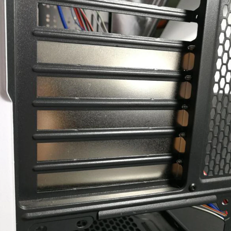 2 шт./лот чехол для компьютера задний слот кронштейн pci пустой наполнитель крышка пластина с винтом
