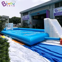 Профессиональный поставщик 14x7 м гигантское футбольное поле/надувная футбольная площадка для футбольной игры