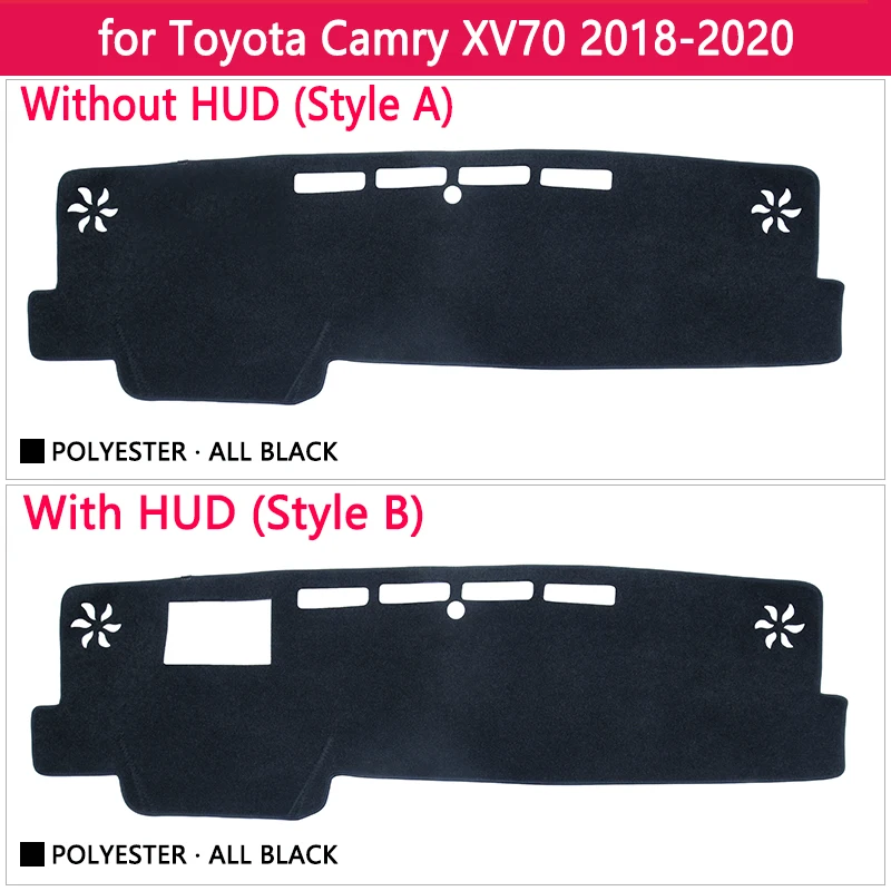 Для Toyota Camry 70 XV70 Противоскользящий коврик панель управления накладка солнцезащитный коврик для защиты ковров автомобильные аксессуары