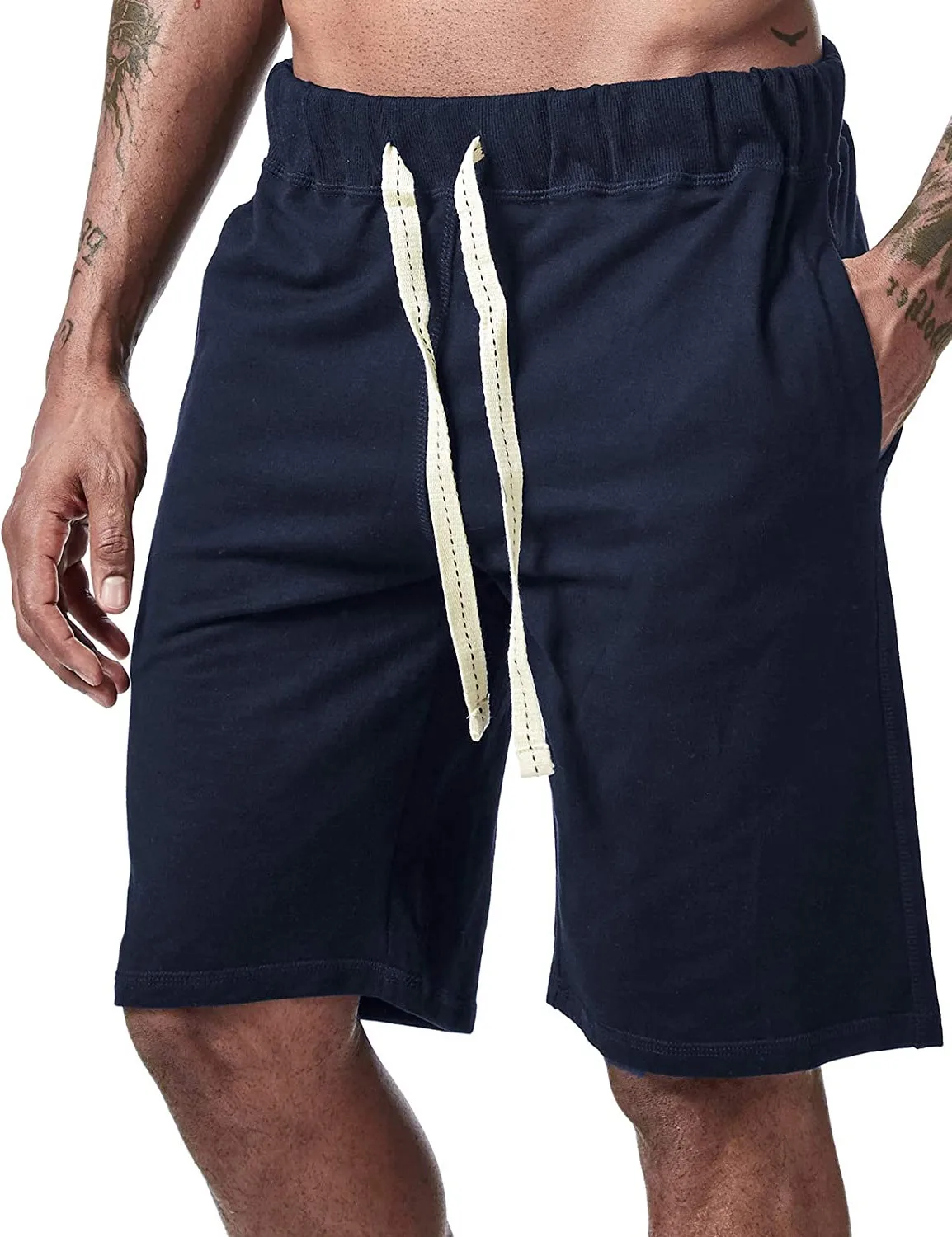 Newest Fashion Summer Cotton Men'sSweatpants Shorts Man High Quality Breathable Quick Dry Sportswear Jogger Casual Beach Shorts smart casual shorts