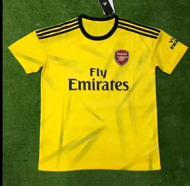 Футбольная рубашка «Arsenal», 19/20 OZIL, домашняя красная футбольная майка, желтая, LACAZETTE AUBAMEYANG RAMSEY, футболка с коротким рукавом - Цвет: shirt