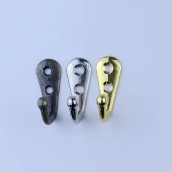 

10pc mini Mini single hook Vintage Bronze Wall Hangers Cloth Key Coat Bag Hat hanging Rack Retro for home Entryway Bathroom