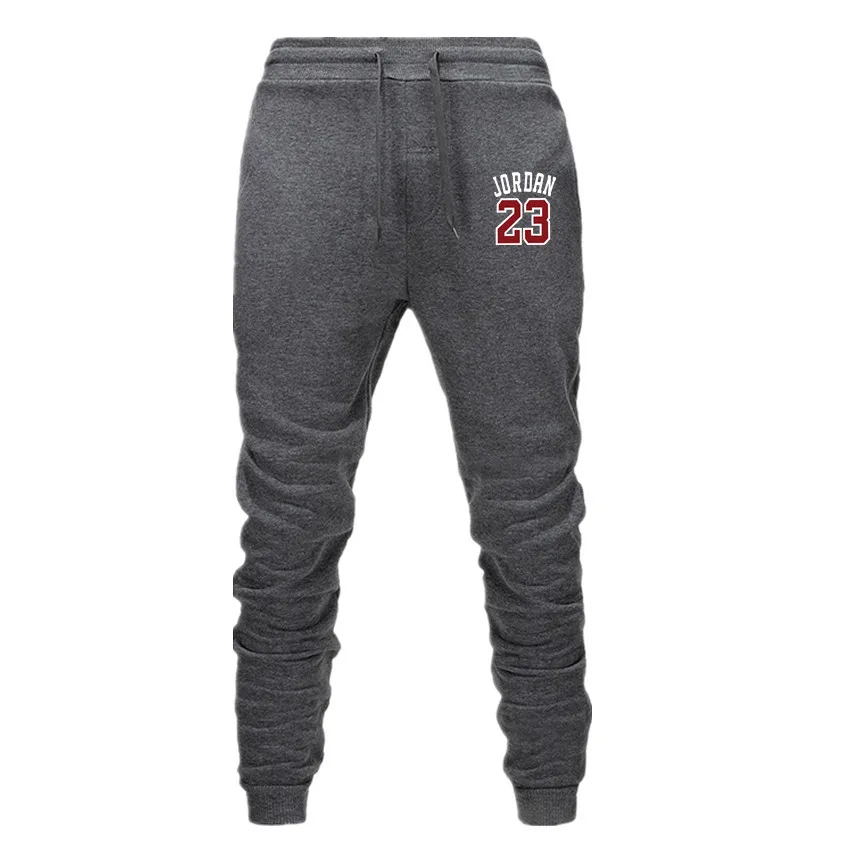 Brand Jordan 23 Mens Joggers Pants Fitness Casual Fashion Brand Sweatpants Bottom Snapback Casual PantsPants Men - Цвет: Dark gray153