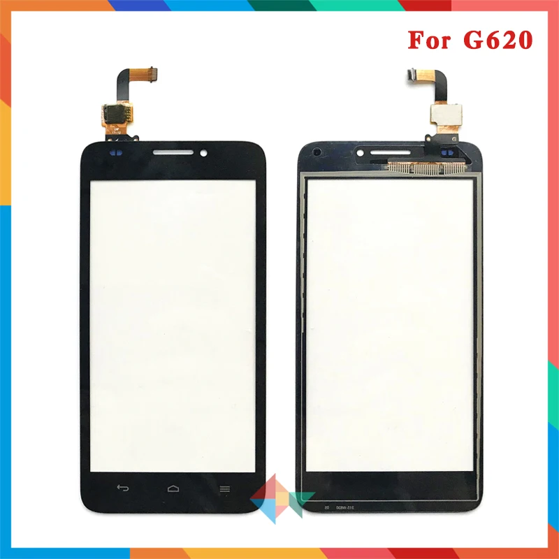 Высокое Качество 5," для huawei Ascend G620 G620S сенсорный экран дигитайзер Переднее стекло объектив сенсорная панель