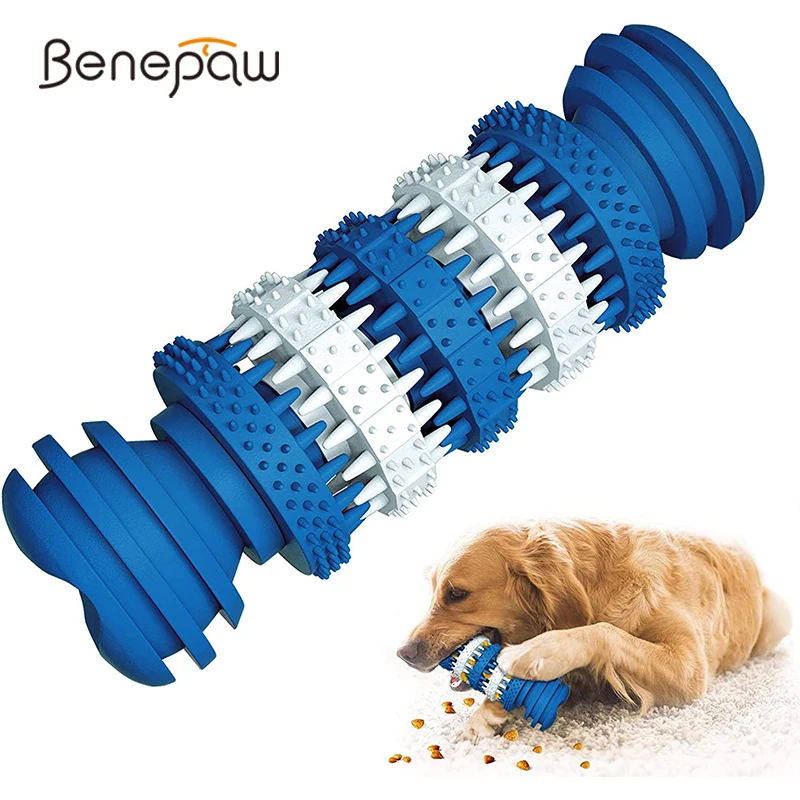 Benepaw долговечные игрушки для собак агрессивные жевательные гибкие безопасные