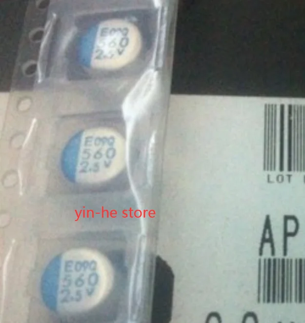 

25 шт. APXE2R5ARA561MF61G 2.5V560UF 6.3X6.1 твердый SMD конденсатор APXE2R5ARA561MF61G 560UF 2,5 V 6,3*6,1