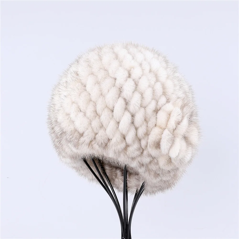 women's-winter-mink-fur-knitted-beret-hat-real-fur-beanie-top-caps-with-flowers