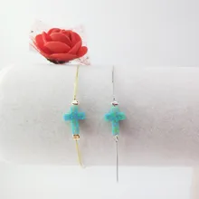 1 шт./лот 9x12 мм синтетический op11 киви, Зеленый Крест огненный опал браслет 925 пробы Серебряный крест из опала браслет Крест из опала браслет