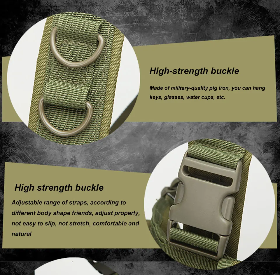 Outdoor Multi-function Military Vest Waterproof Hunting Jacket Vest Military Vest Bag Quick Release Buckle Camouflage Tactics